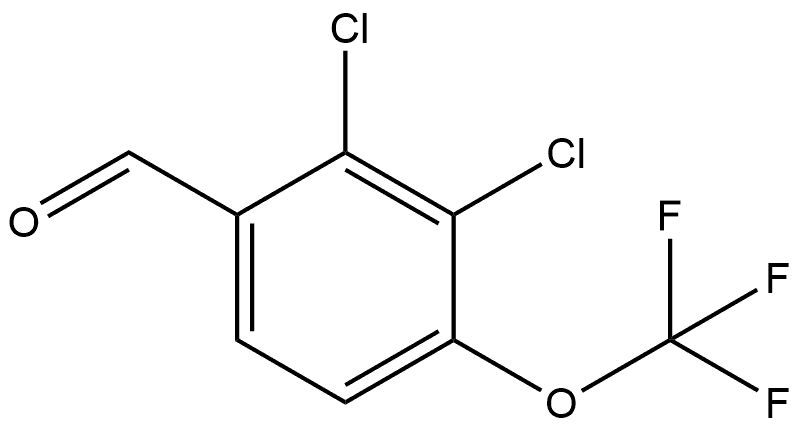 2,3-Dichloro-4-(trifluoromethoxy)benzaldehyde Structure