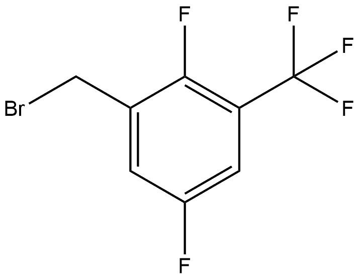 1-(Bromomethyl)-2,5-difluoro-3-(trifluoromethyl)benzene,2386652-87-3,结构式