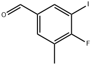 4-Fluoro-3-iodo-5-methylbenzaldehyde Structure