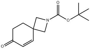 2-Azaspiro[3.5]non-5-ene-2-carboxylic acid, 7-oxo-, 1,1-dimethylethyl ester Struktur