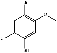 4-溴-2-氯-5-甲氧基苯硫醇, 2386911-28-8, 结构式