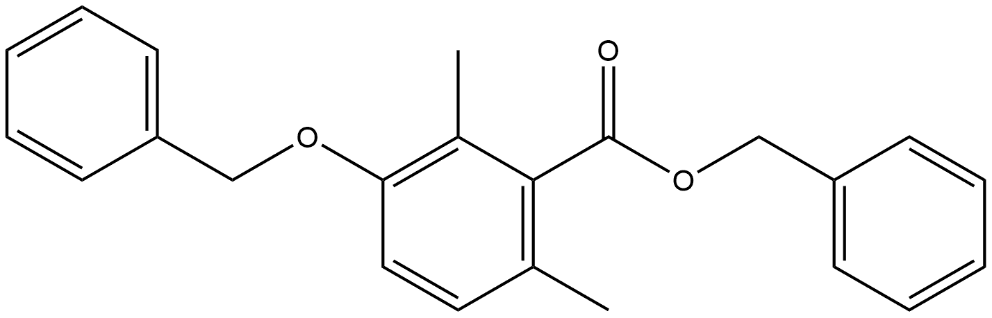 Phenylmethyl 2,6-dimethyl-3-(phenylmethoxy)benzoate|