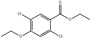Benzoic acid, 2,5-dichloro-4-ethoxy-, ethyl ester,2387021-66-9,结构式