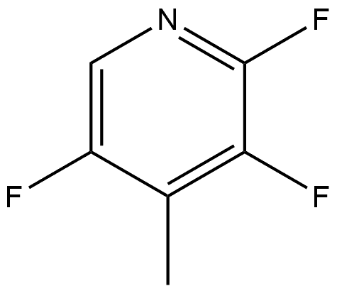 2,3,5-Trifluoro-4-methylpyridine,2387109-69-3,结构式