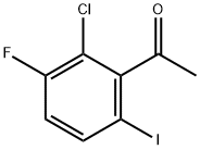 Ethanone, 1-(2-chloro-3-fluoro-6-iodophenyl)-,2387111-98-8,结构式