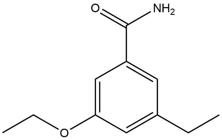 3-Ethoxy-5-ethylbenzamide Struktur