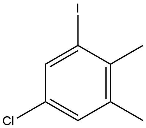 5-Chloro-1-iodo-2,3-dimethylbenzene Struktur