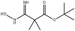 Propanoic acid, 3-(hydroxyamino)-3-imino-2,2-dimethyl-, 1,1-dimethylethyl ester Structure