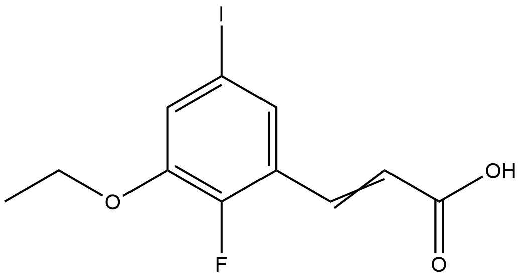 2387460-67-3 3-(3-Ethoxy-2-fluoro-5-iodophenyl)-2-propenoic acid