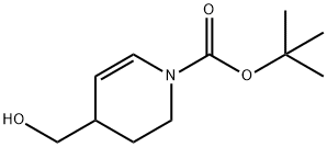 tert-butyl 4-(hydroxymethyl)-3,4-dihydro-2H-pyridine-1-carboxylate 化学構造式