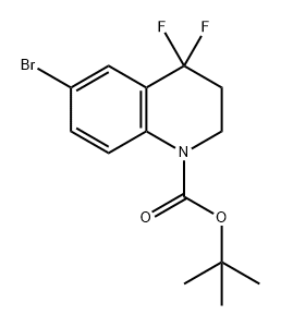 2387599-03-1 1(2H)-Quinolinecarboxylic acid, 6-bromo-4,4-difluoro-3,4-dihydro-, 1,1-dimethylethyl ester