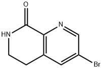 1,7-Naphthyridin-8(5H)-one, 3-bromo-6,7-dihydro- Struktur