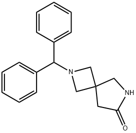 2,6-Diazaspiro[3.4]octan-7-one, 2-(diphenylmethyl)- Structure