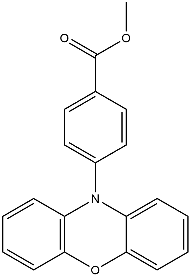 Methyl 4-(10H-phenoxazin-10-yl)benzoate 结构式