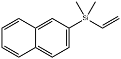 Naphthalene, 2-(ethenyldimethylsilyl)- Struktur