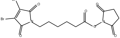 2389064-41-7 1H-Pyrrole-1-hexanoic acid, 3,4-dibromo-2,5-dihydro-2,5-dioxo-, 2,5-dioxo-1-pyrrolidinyl ester