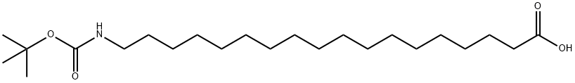 Octadecanoic acid, 18-[[(1,1-dimethylethoxy)carbonyl]amino]-,2389064-45-1,结构式