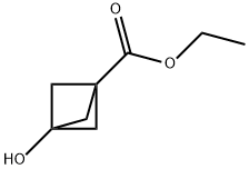 Bicyclo[1.1.1]pentane-1-carboxylic acid, 3-hydroxy-, ethyl ester Struktur