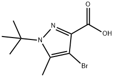 4-Bromo-1-tert-butyl-5-methyl-1H-pyrazole-3-carboxylic acid|