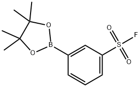 3-(4,4,5,5-四甲基-1,3,2-二氧杂硼杂环戊烷-2-基)苯磺酰氟,2393030-89-0,结构式