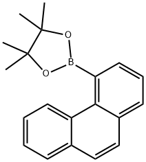 1,3,2-Dioxaborolane, 4,4,5,5-tetramethyl-2-(4-phenanthrenyl)- Struktur