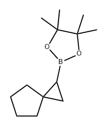 1,3,2-Dioxaborolane, 4,4,5,5-tetramethyl-2-spiro[2.4]hept-1-yl- Struktur