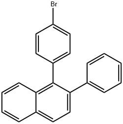 Naphthalene, 1-(4-bromophenyl)-2-phenyl- Structure