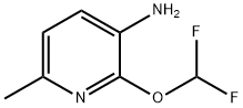 3-Pyridinamine, 2-(difluoromethoxy)-6-methyl- Structure