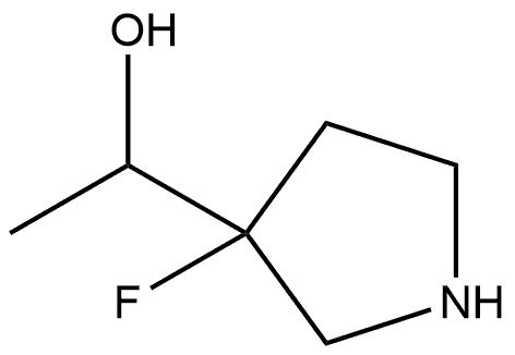 1-(3-氟吡咯烷-3-基)乙-1-醇, 2396754-14-4, 结构式