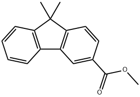 9H-Fluorene-3-carboxylic acid, 9,9-dimethyl-, methyl ester,2396820-76-9,结构式