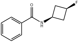 N-[(1s,3s)-3-fluorocyclobutyl]benzamide, cis Structure