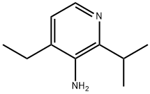 3-Pyridinamine, 4-ethyl-2-(1-methylethyl)- Struktur