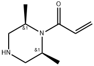 1-(REL-2,6-二甲基哌嗪-1-基)丙-2-烯-1-酮, 2397624-13-2, 结构式