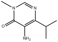 4(3H)-Pyrimidinone, 5-amino-3-methyl-6-(1-methylethyl)- Struktur