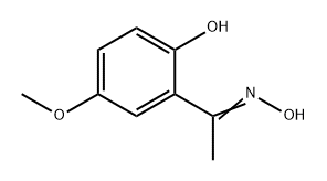 Ethanone, 1-(2-hydroxy-5-methoxyphenyl)-, oxime,23997-97-9,结构式