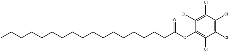 Octadecanoic acid 2,3,4,5,6-pentachlorophenyl ester Structure
