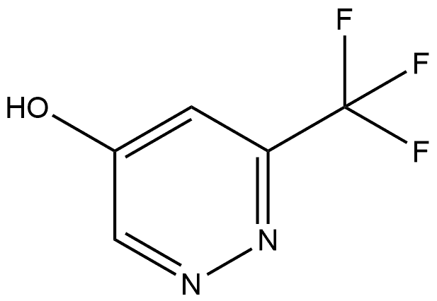 6-(三氟甲基)哒嗪-4-醇 结构式