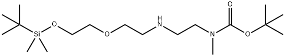 8,11-Dioxa-2,5-diaza-12-silatetradecanoic acid, 2,12,12,13,13-pentamethyl-, 1,1-dimethylethyl ester Structure