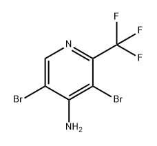 4-Pyridinamine, 3,5-dibromo-2-(trifluoromethyl)-|3,5-二溴-2-(三氟甲基)吡啶-4-胺