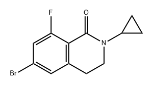 2403739-12-6 1(2H)-Isoquinolinone, 6-bromo-2-cyclopropyl-8-fluoro-3,4-dihydro-