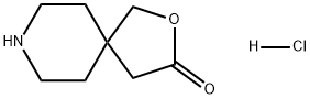 2-Oxa-8-azaspiro[4.5]decan-3-one, hydrochloride (1:1) Struktur