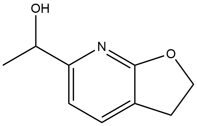 2,3-Dihydro-α-methylfuro[2,3-b]pyridine-6-methanol Struktur