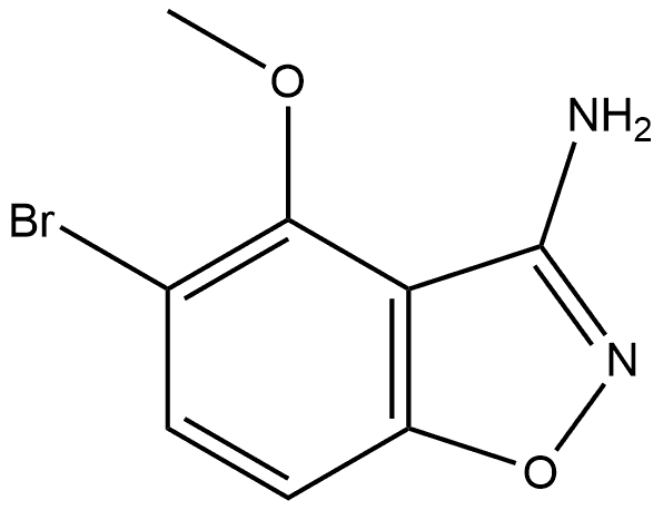 5-bromo-4-methoxybenzo[d]isoxazol-3-amine Structure