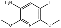 3-Pyridinamine, 5-fluoro-2,6-dimethoxy- Structure