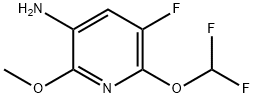 6-(二氟甲氧基)-5-氟-2-甲氧基吡啶-3-胺, 2407470-90-8, 结构式