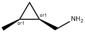 cis-C-(2-Methyl-cyclopropyl)-methylamine 结构式