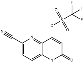 2407905-50-2 6-氰基-1-甲基-2-氧代-1,2-二氢-1,5-萘啶-4-基三氟甲磺酸酯