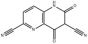 1,5-Naphthyridine-2,7-dicarbonitrile, 5,6,7,8-tetrahydro-6,8-dioxo- Struktur