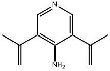 3,5-di(prop-1-en-2-yl)pyridin-4-amine 结构式