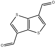 thieno[3,2-b]thiophene-3,6-dicarbaldehyde Struktur